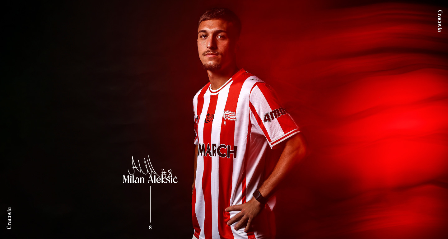 Milan Aleksić piłkarzem Cracovii