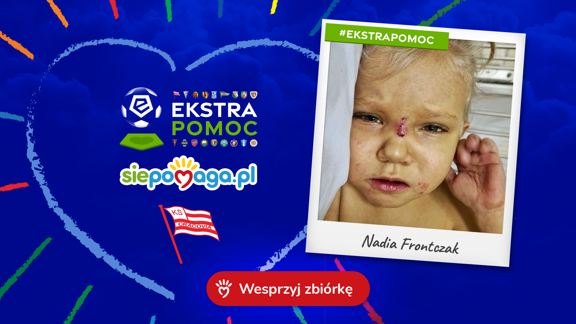 #Ekstrapomoc: Kluby Ekstraklasy wspierają Nadię z Łodzi