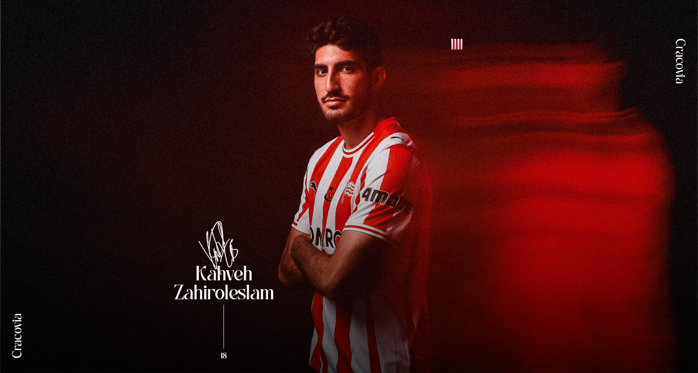 Kahveh Zahiroleslam Piłkarzem Cracovii