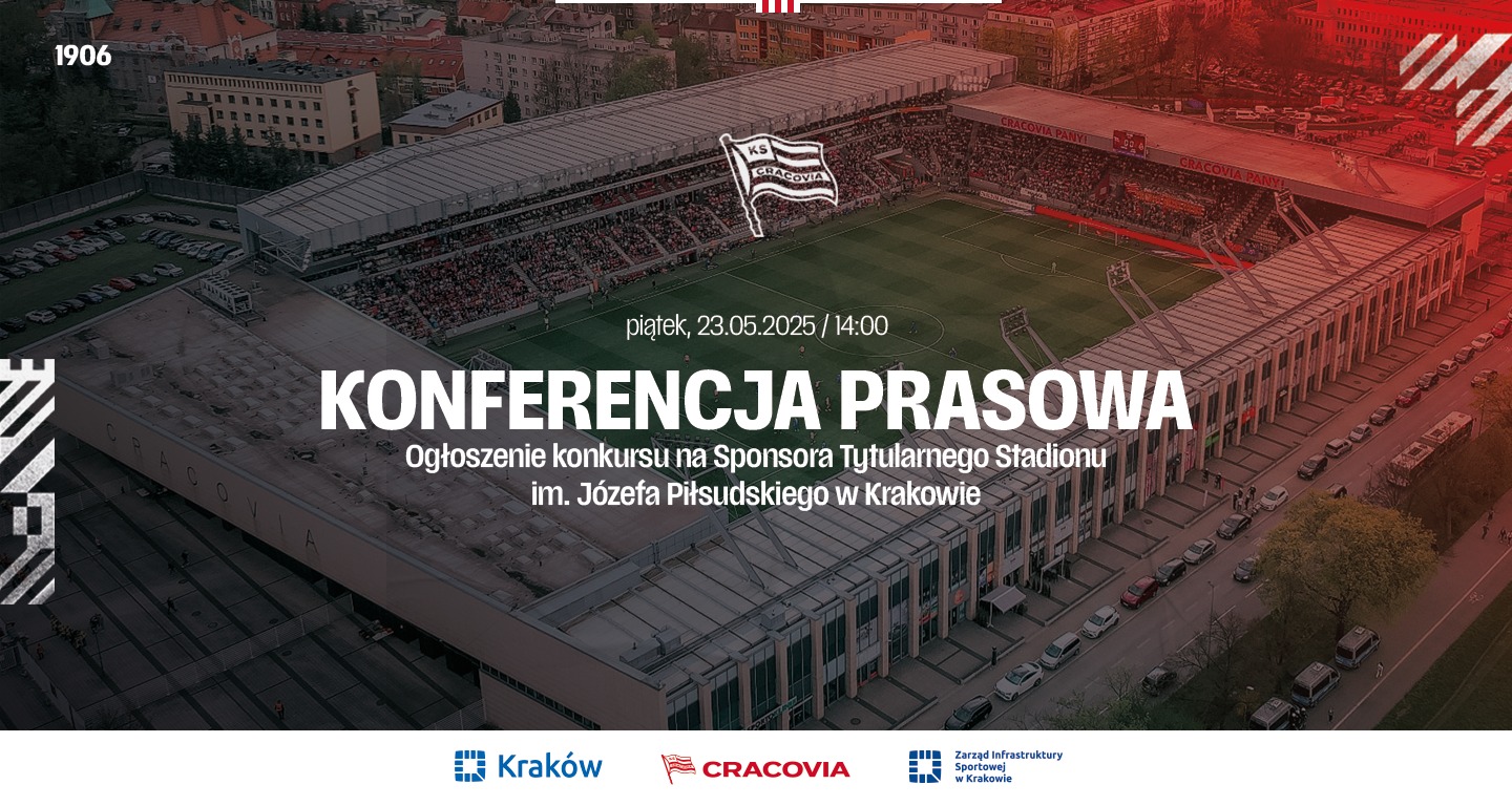 Cracovia ogłosiła konkurs na Sponsora Tytularnego swojego stadionu