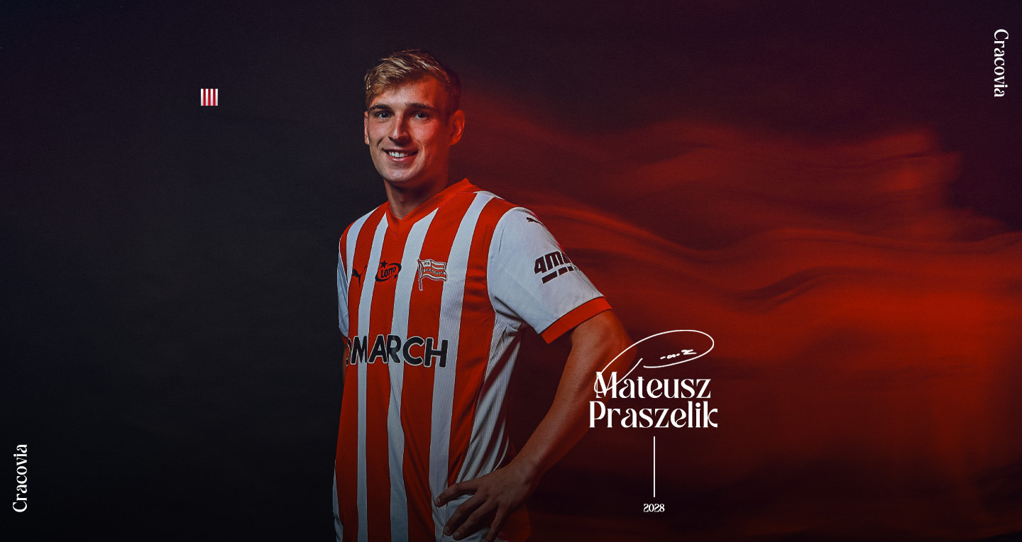 Mateusz Praszelik piłkarzem Cracovii