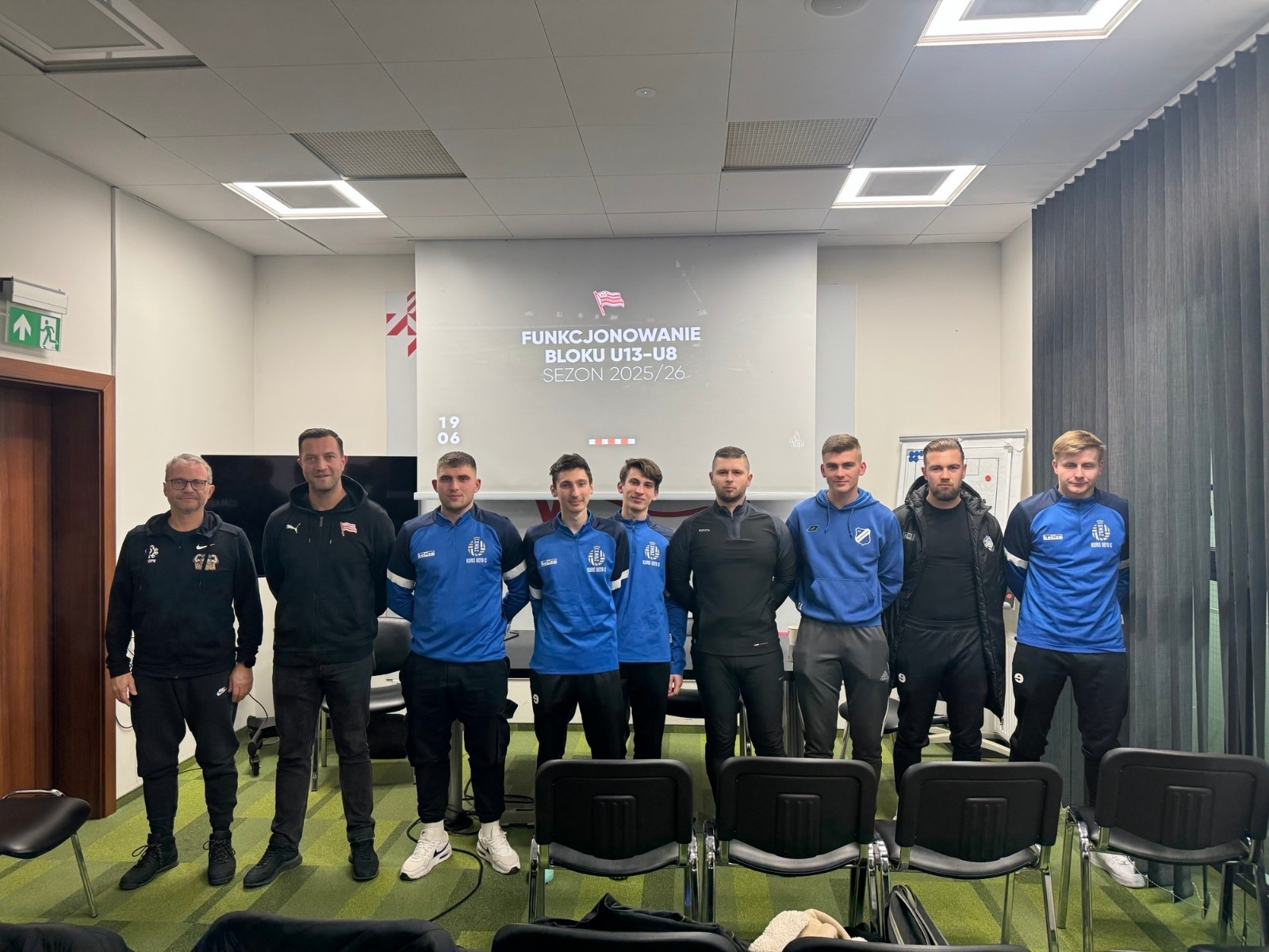 Wyjazdy studyjne kursu UEFA C pod egidą Małopolskiego Związku Piłki Nożnej gościły w progach Akademii Cracovii