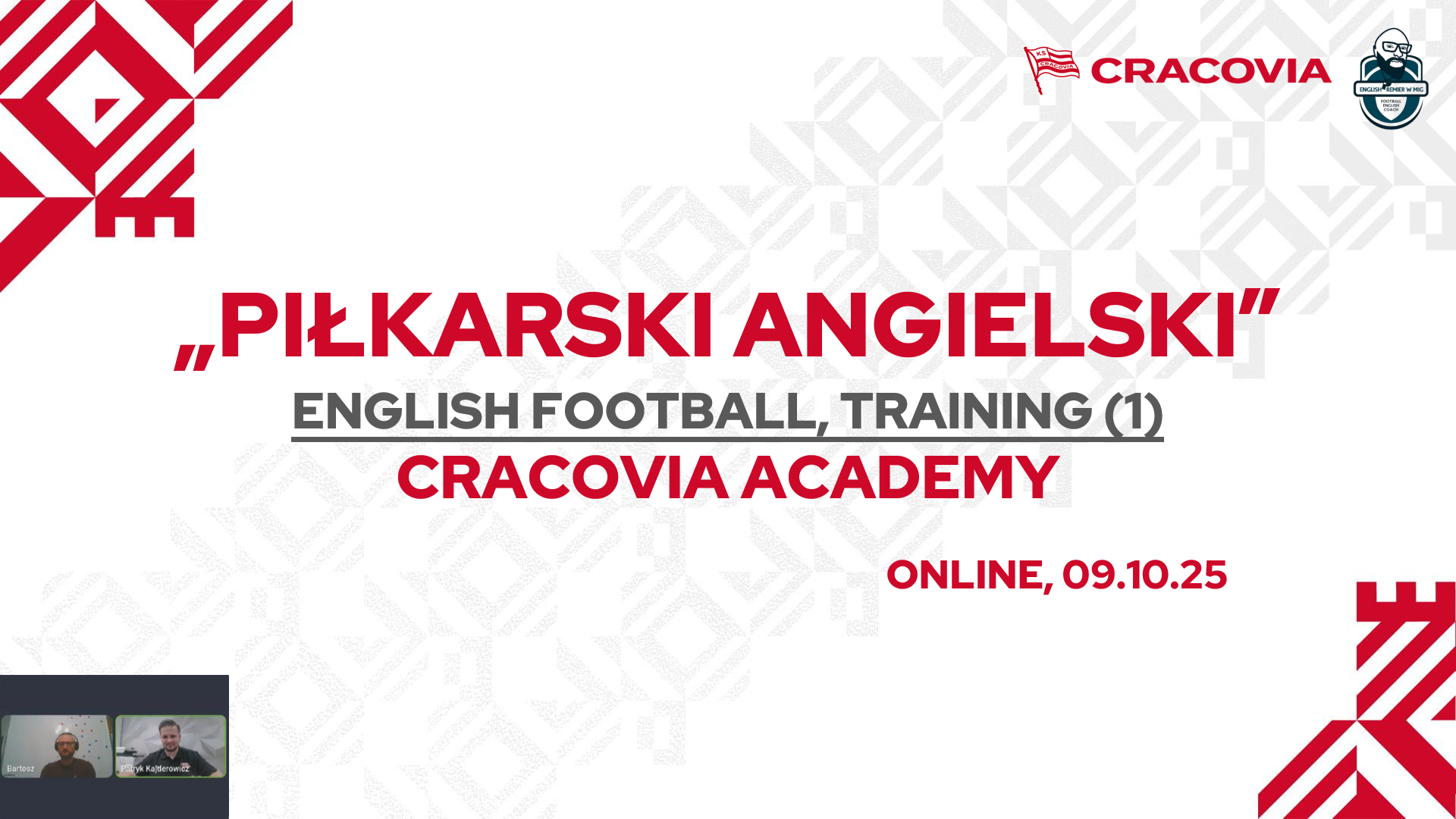 Pierwszy cykl inicjatywy "Piłkarski Angielski w Akademii Cracovii" za nami!