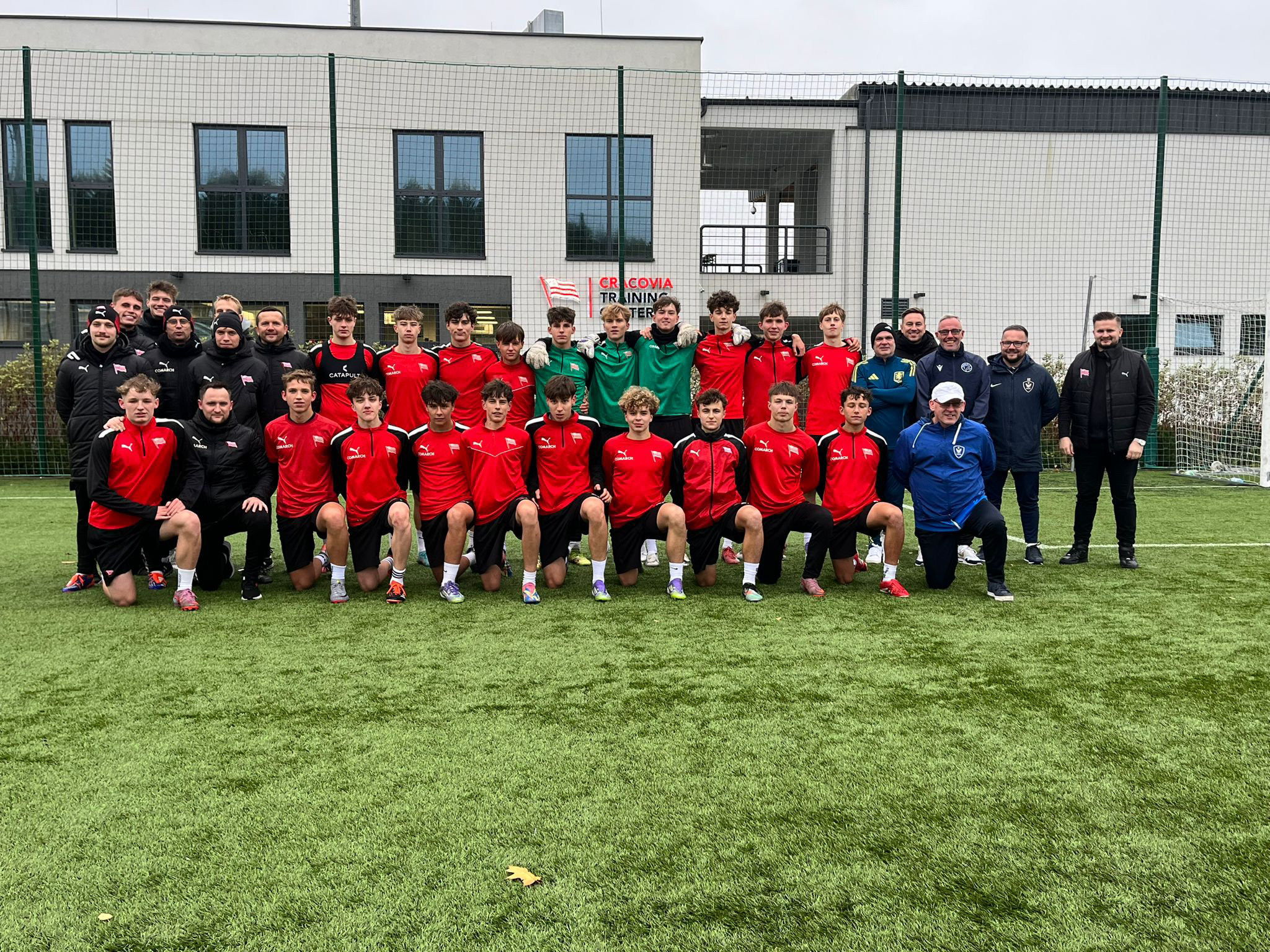 Dyrekcja Akademii Aston Villa FC i Walsall FC z wizytą w Akademii Cracovii