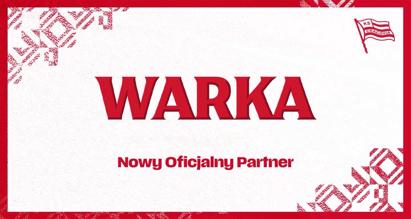 Warka nowym, Oficjalnym Partnerem Cracovii!