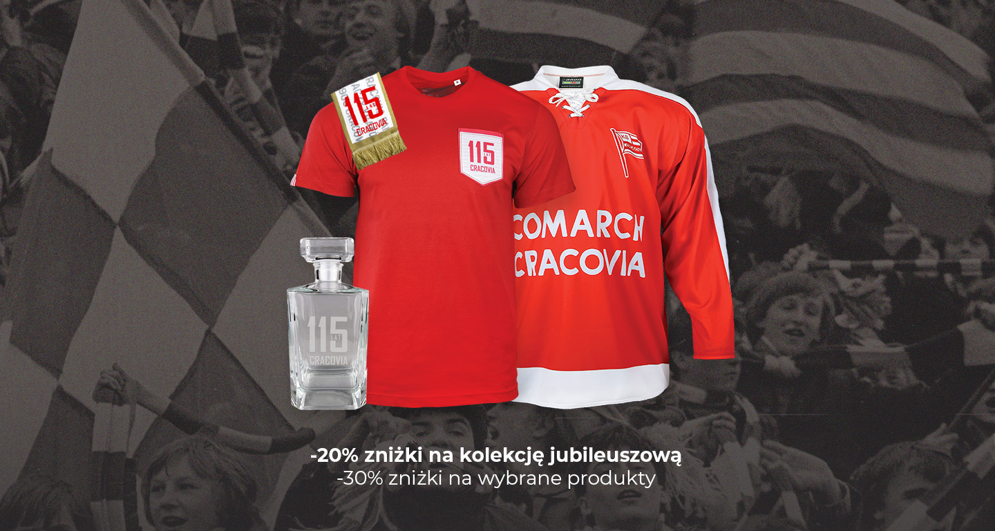 Jubileuszowa promocja ruszyła w Oficjalnym Sklepie Cracovii!