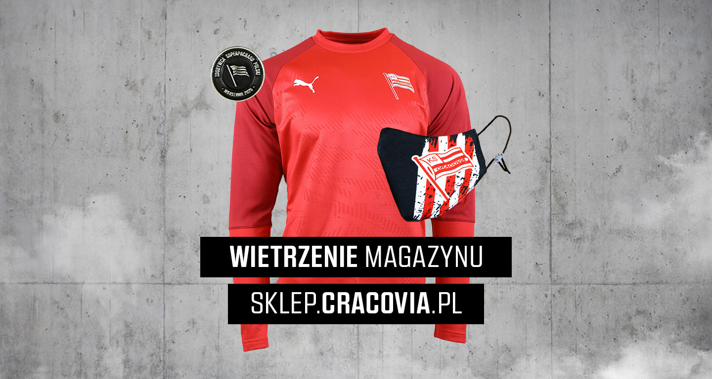 Wietrzenie magazynu w Oficjalnym Sklepie Cracovii - dziesiątki produktów w niższych cenach!