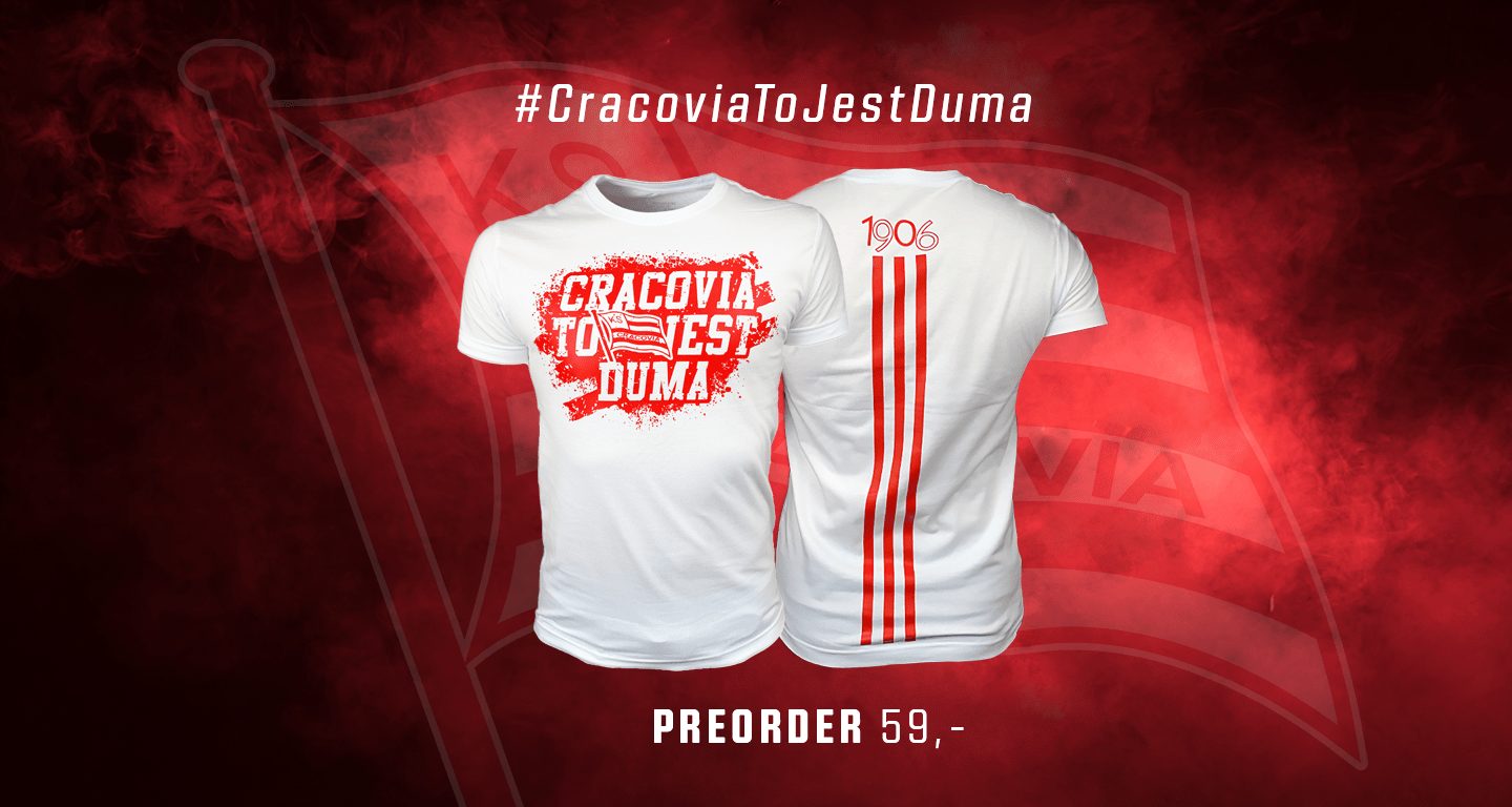 Koszulki #CracoviaToJestDuma: Pierwsza partia preorderu zamówiona!