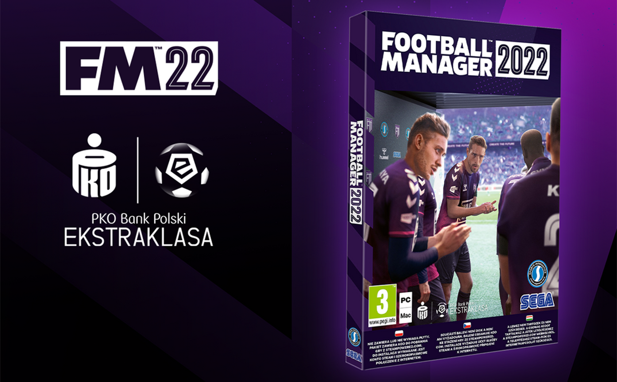 Premiera gry Football Manager 2022 z PKO Bank Polski Ekstraklasą