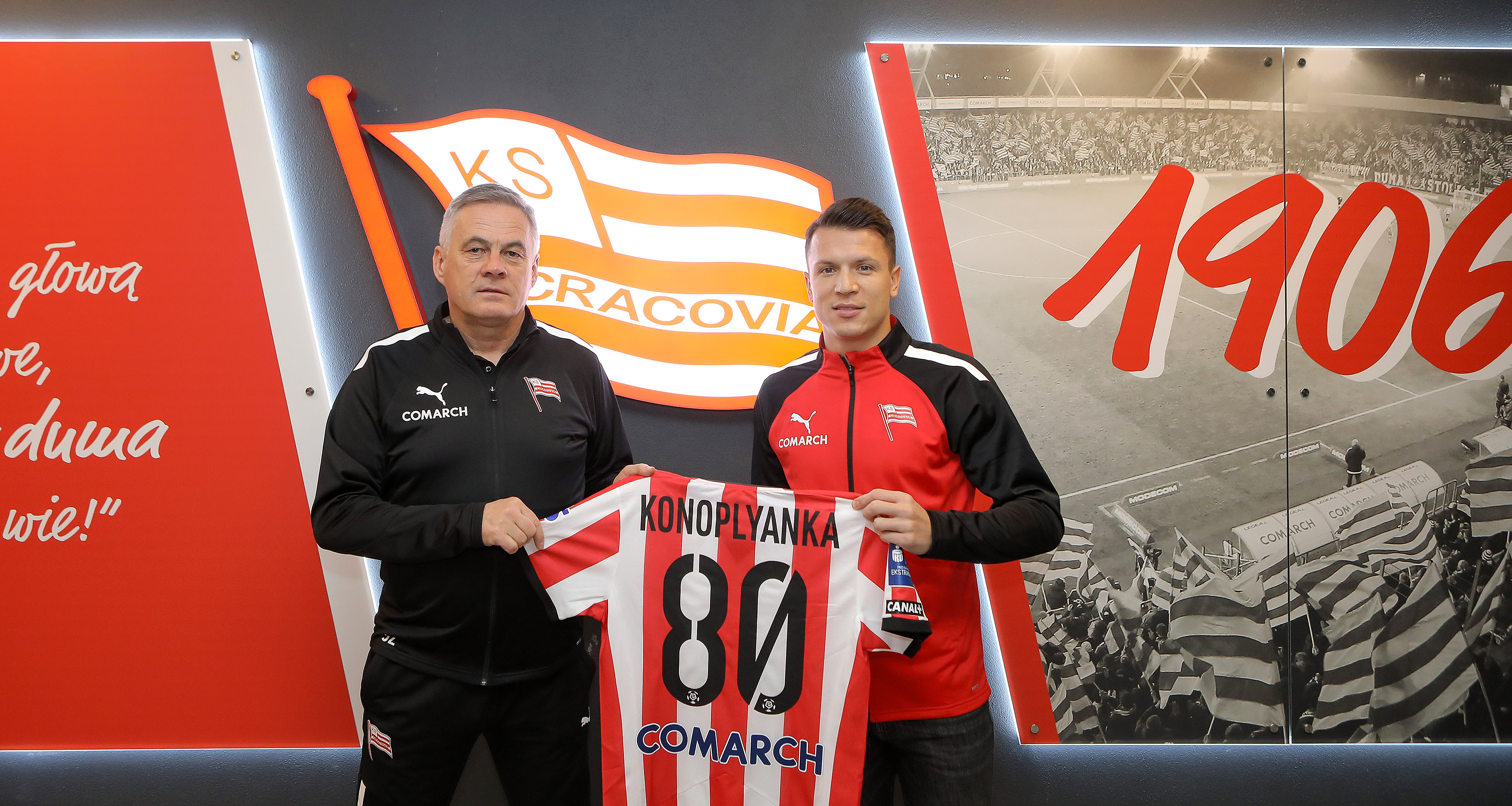 Konoplyanka is the new player of Cracovia! 