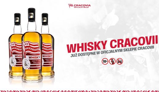 Nowe pasiaste Whisky - współpraca Cracovii i Legacy Distillery