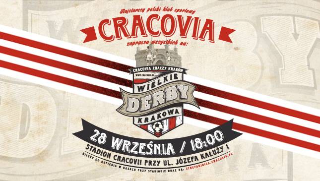 Wielkie Derby Krakowa już za 7 dni!