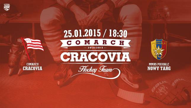 Dziś hokej! Comarch Cracovia - MMKS Podhale Nowy Targ godz. 18:30