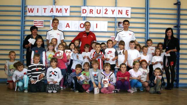 Dzieci z Lipnika odbyły lekcję WF-u z Cracovią