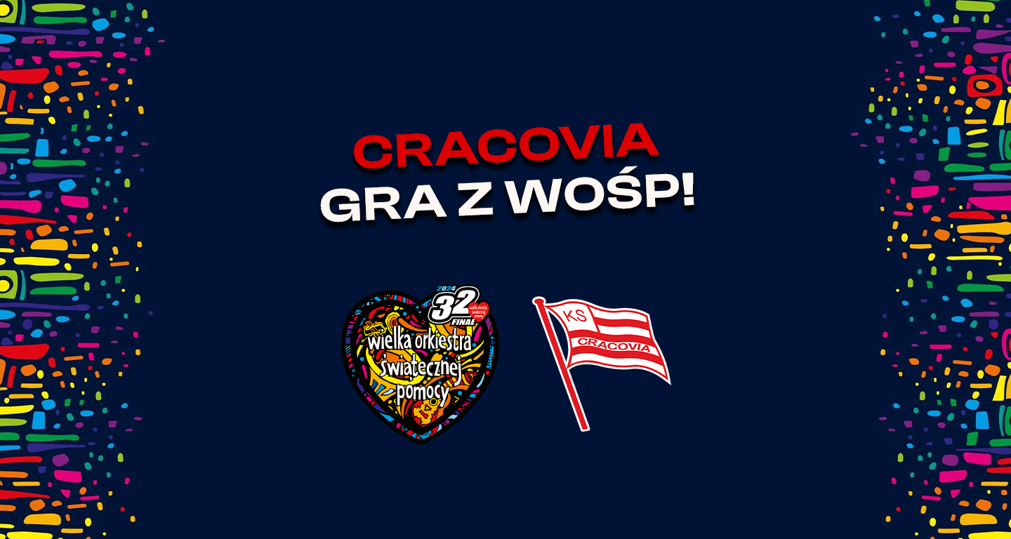 Cracovia znów gra razem z WOŚP! 