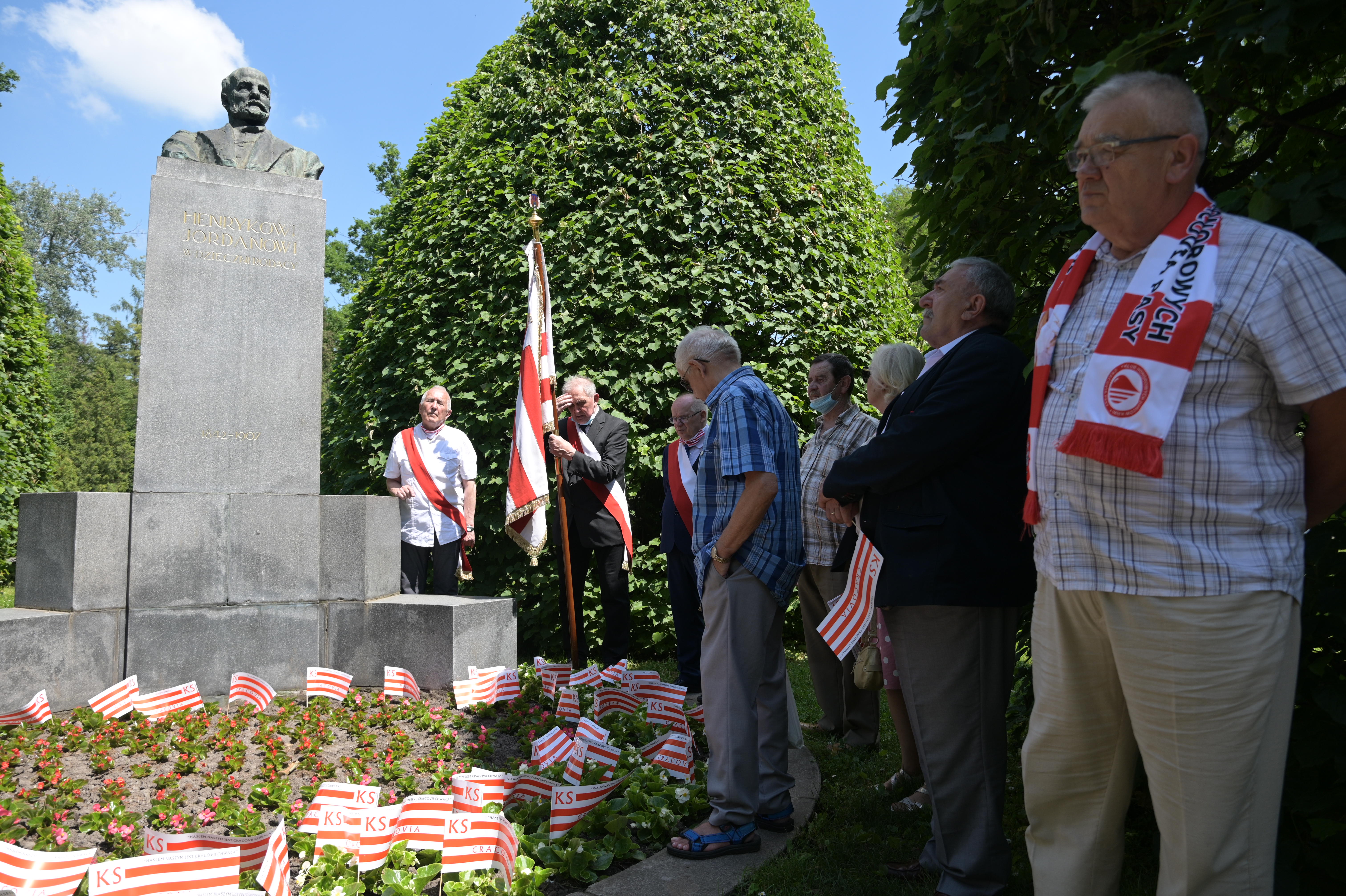 Obchody jubileuszu 114-lecia Cracovii w Parku im. Henryka Jordana [FOTO]