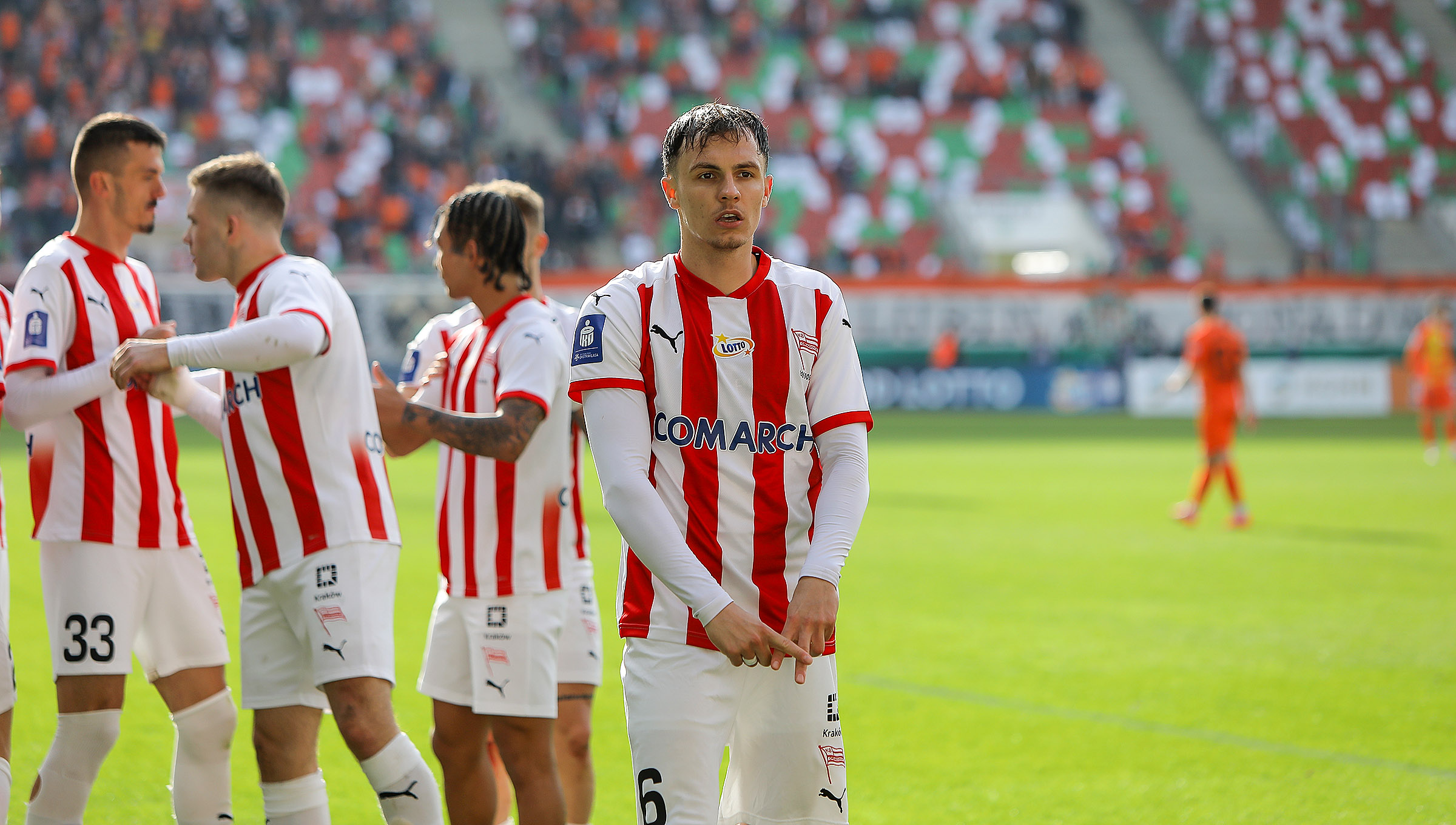 Skrót meczu Zagłębie Lubin - Cracovia
