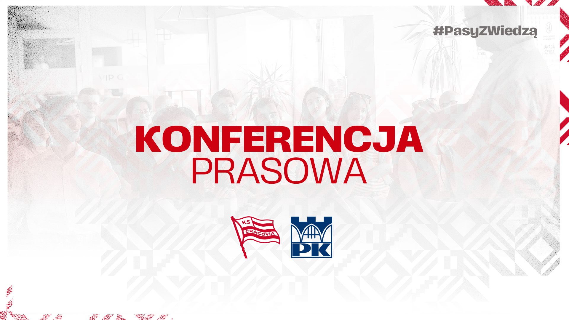 Konferencja prasowa dotycząca rozpoczęcia współpracy KS Cracovia S.A. oraz Politechniki Krakowskiej