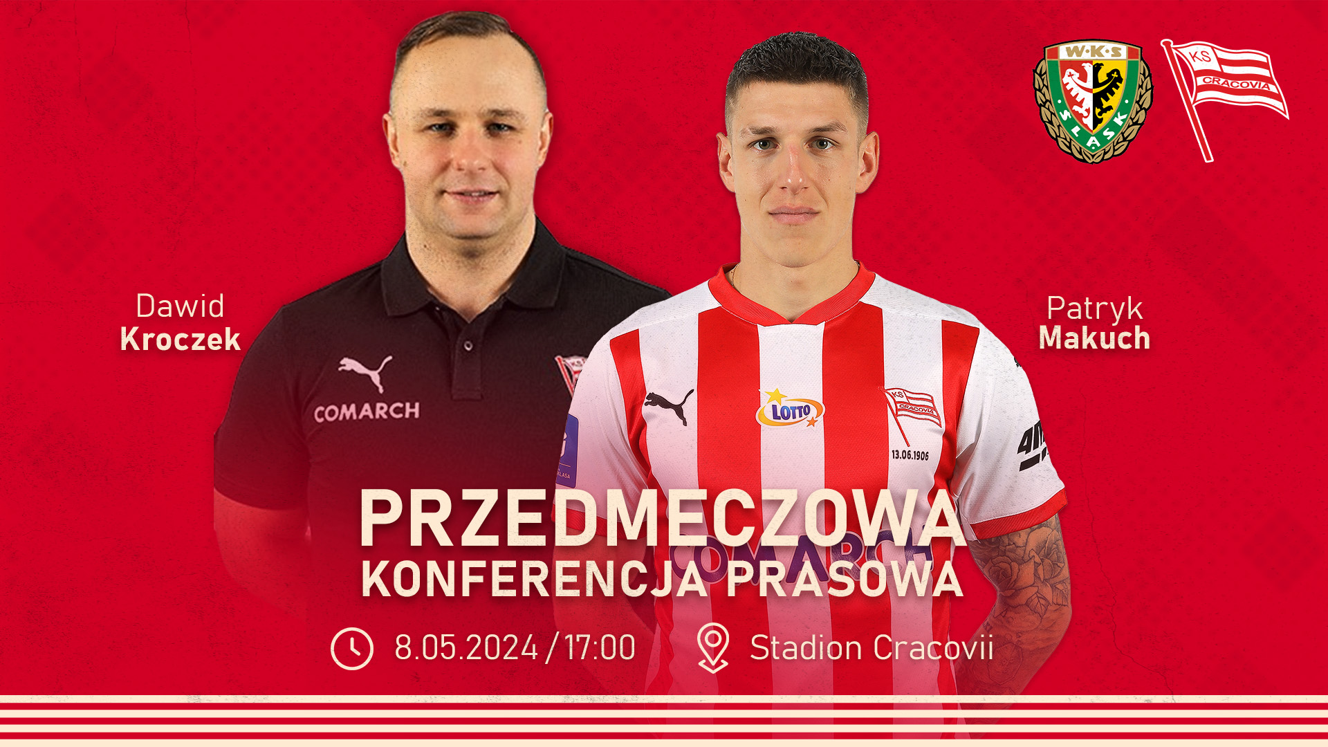 Dawid Kroczek i Patryk Makuch przed meczem ze Śląskiem Wrocław [TRANSMISJA]