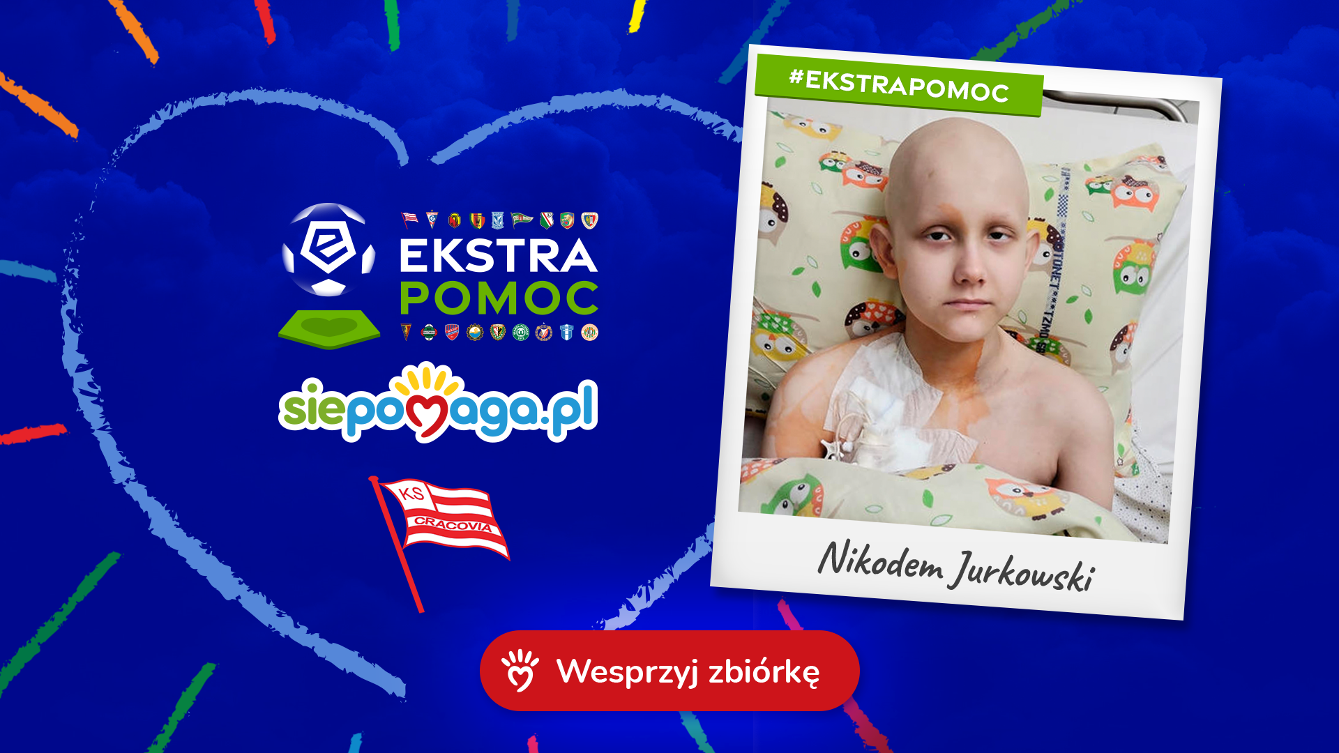 #Ekstrapomoc: Kluby Ekstraklasy pomagają Nikodemowi!