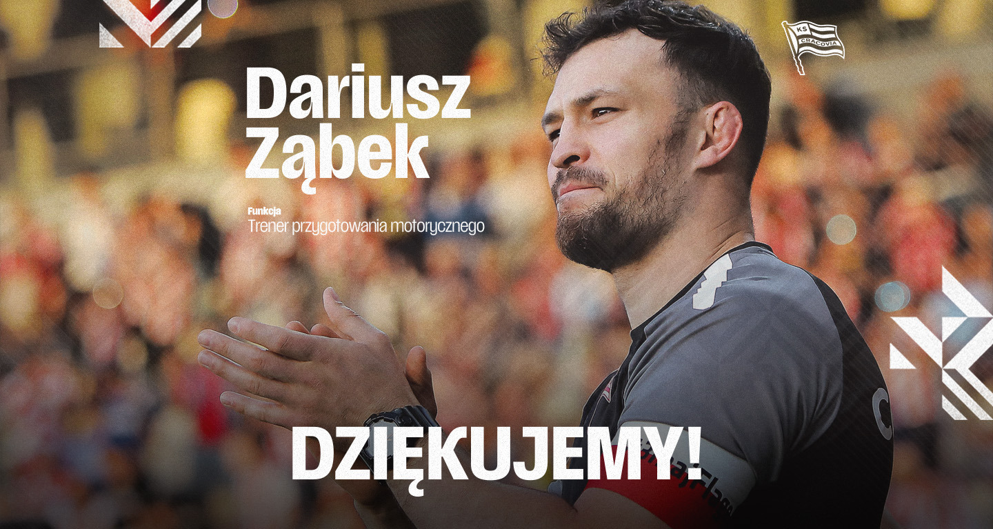 Dariusz Ząbek odchodzi z Cracovii