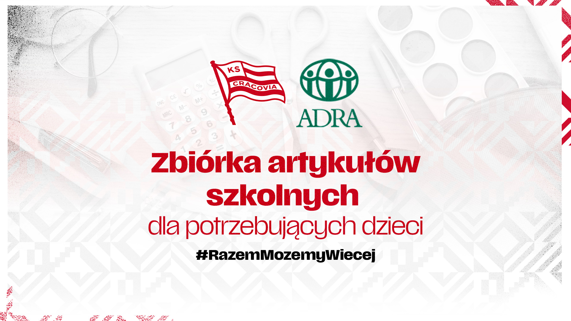 Zbiórka artykułów szkolnych dla potrzebujących dzieci