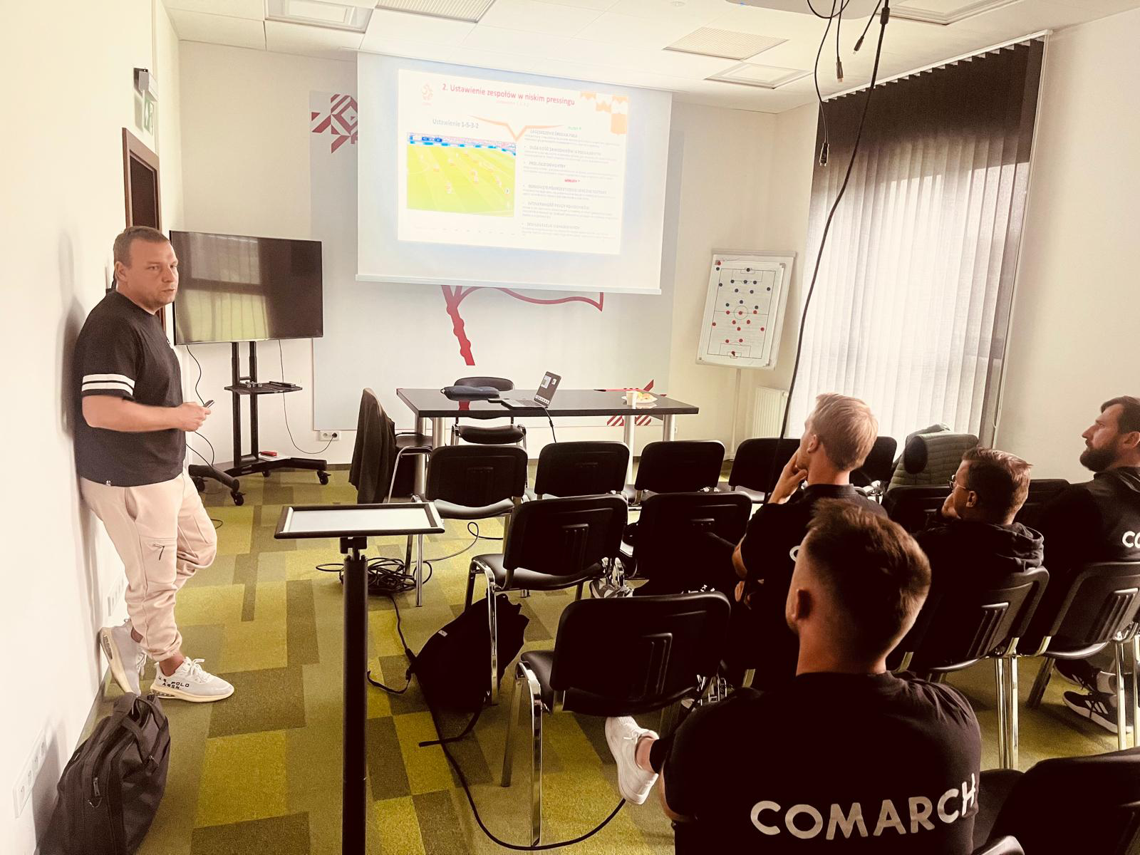 Zygmunt Biliński, członek sztabu reprezentacji Polski U-20, przeprowadził warsztaty szkoleniowe w Akademii Cracovii