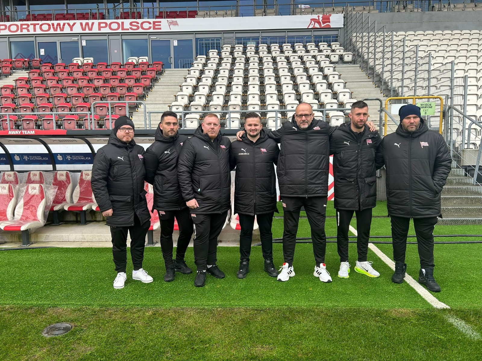 Trenerzy FC ViOn Zlaté Moravce z wizytą w Akademii Cracovii