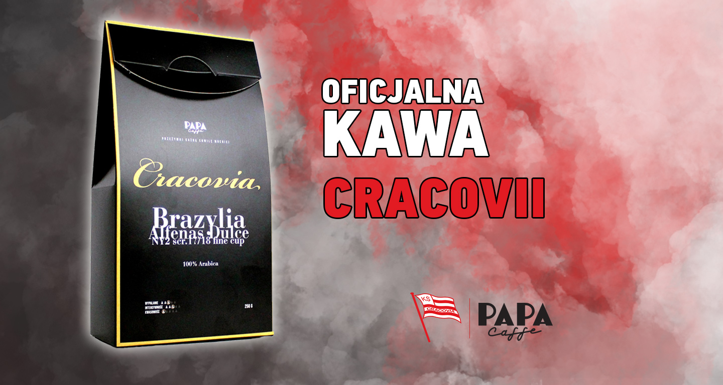 Pasiasta kawa dostępna w Oficjalnym Sklepie Cracovii!