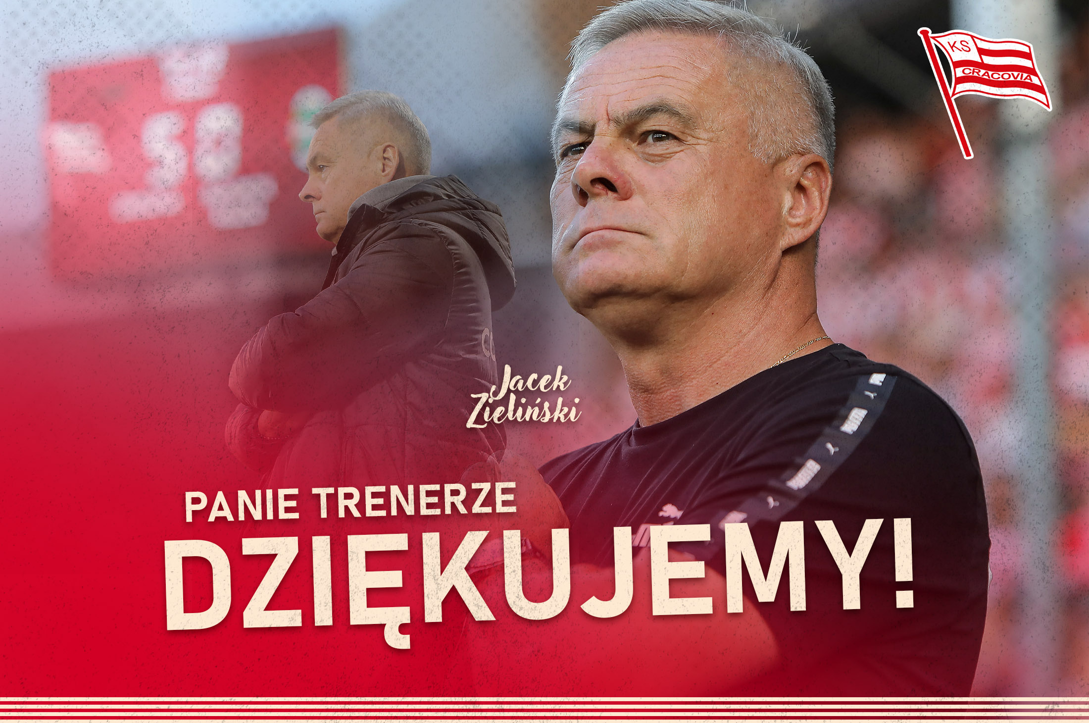 Zarząd MKS Cracovia SSA zakończył dzisiaj współpracę z Jackiem Zielińskim