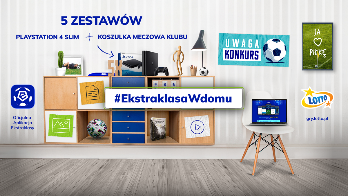 Trwa konkurs #EkstraklasaWDomu!