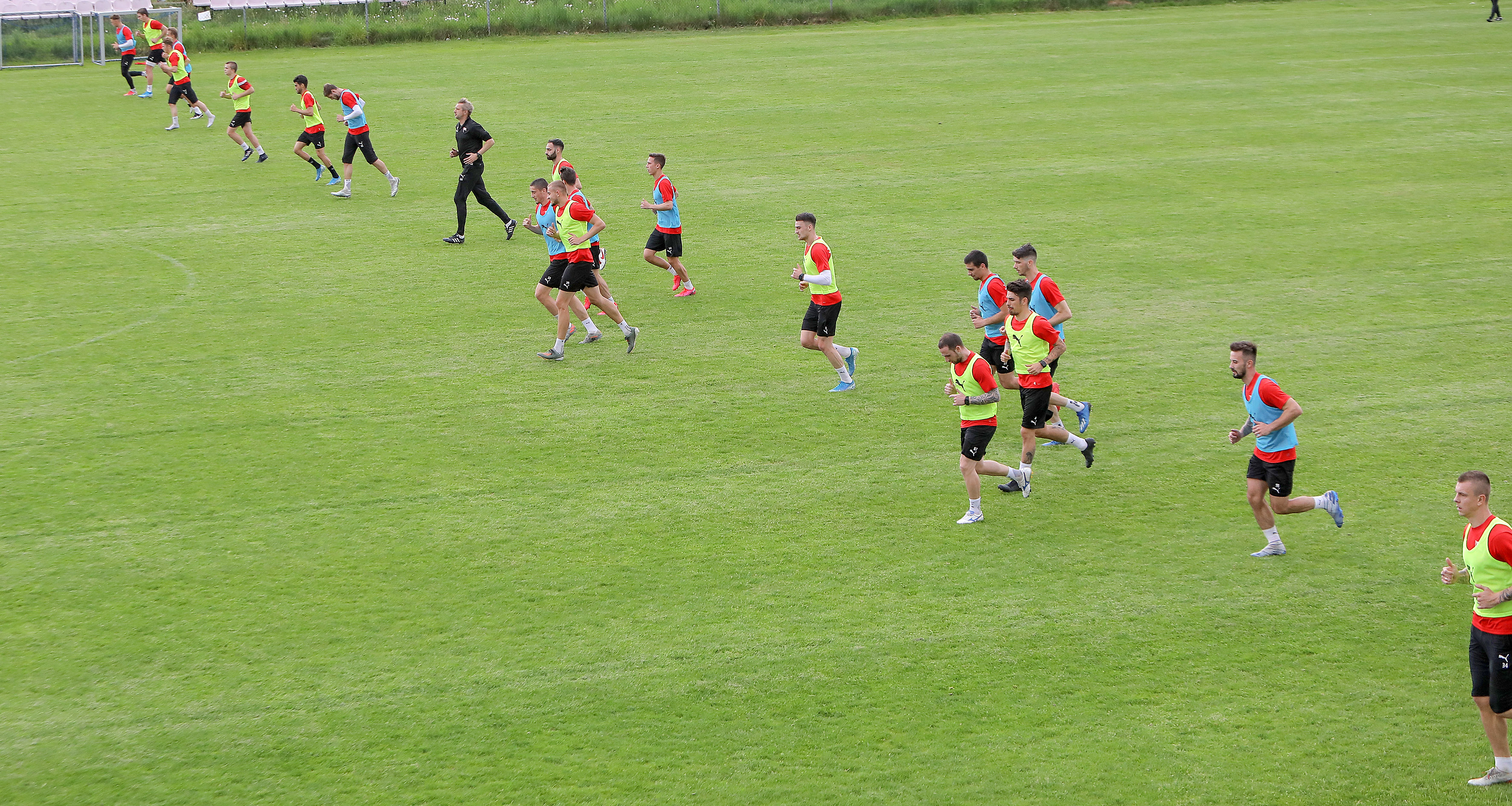 Pierwszy trening całej drużyny po wznowieniu zajęć [VIDEO]