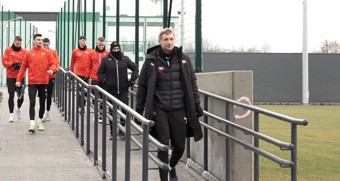 Pierwszy trening w Cracovia Training Center [VIDEO]