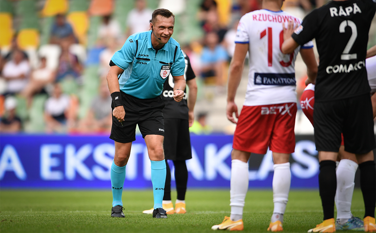 PKO BP Ekstraklasa: Jarosław Przybył arbitrem w meczu z Podbeskidziem