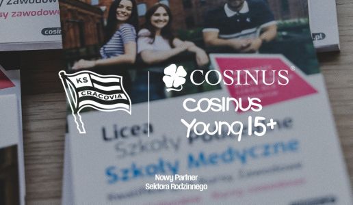 Nowym Partnerem Sektora Rodzinnego Cracovii zostaje Cosinus Kraków & CosinusYoung 15+ Kraków