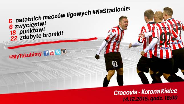 Przed meczem z Koroną Kielce. #MyToLubimy!