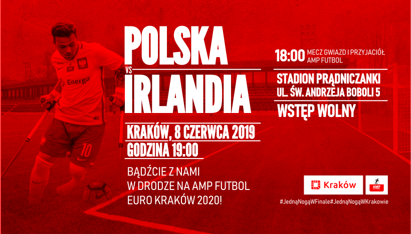 Reprezentacja Polski w Amp Futbolu w Krakowie! Mecz z Irlandią już w sobotę