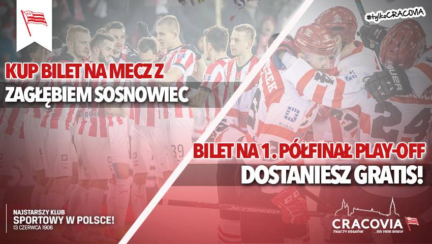 Kup bilet na mecz z Zagłębiem Sosnowiec, a wejściówkę na półfinał play-off dostaniesz gratis!
