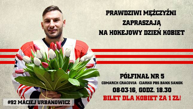 Dzień Kobiet obowiązkowo #NaLodowisku! Gramy o finał!