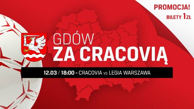 Małopolska za Cracovią: Gdów na Legię Warszawa 