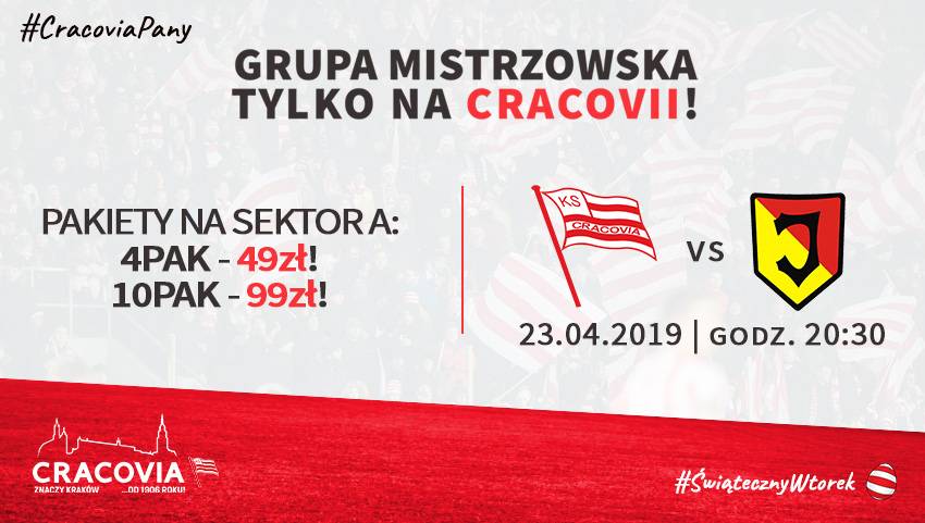 Więcej kupujesz, płacisz mniej! Pakiety na sektor A w sprzedaży do końca sezonu!
