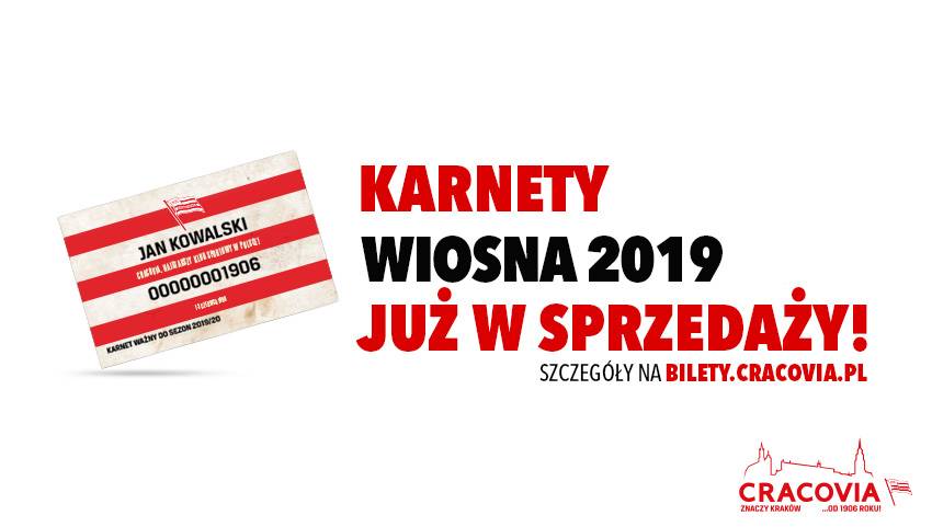 Karnety WIOSNA 2019 w sprzedaży!