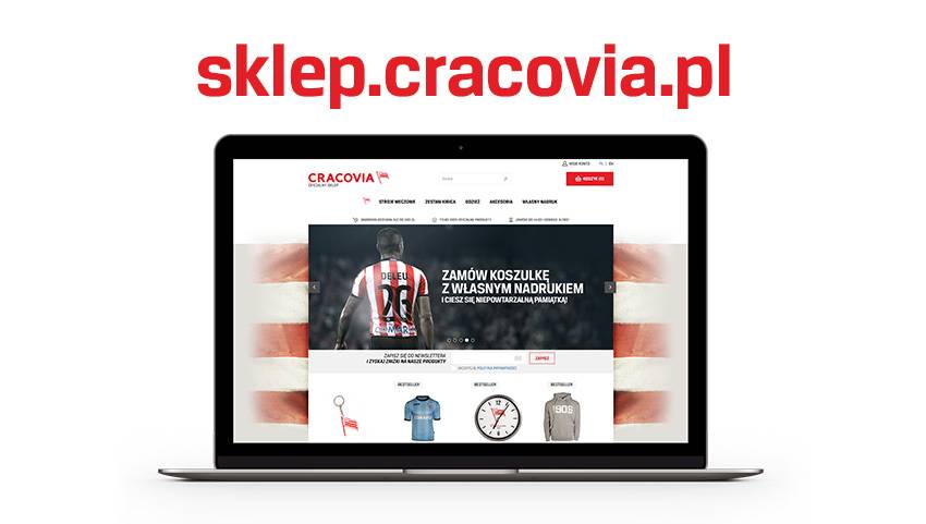 Zapraszamy na zakupy w oficjalnym internetowym sklepie Cracovii!