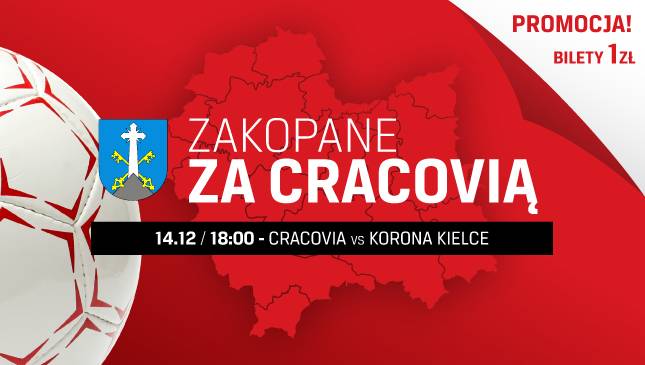Zakopane za Cracovią. Na mecz z Koroną za 1 zł!