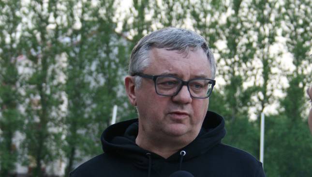 Niespodziewany gość na treningu piłkarzy