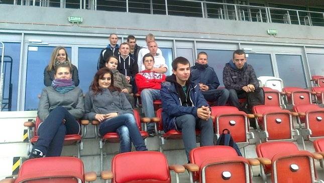 Młodzież odwiedziła stadion Cracovii