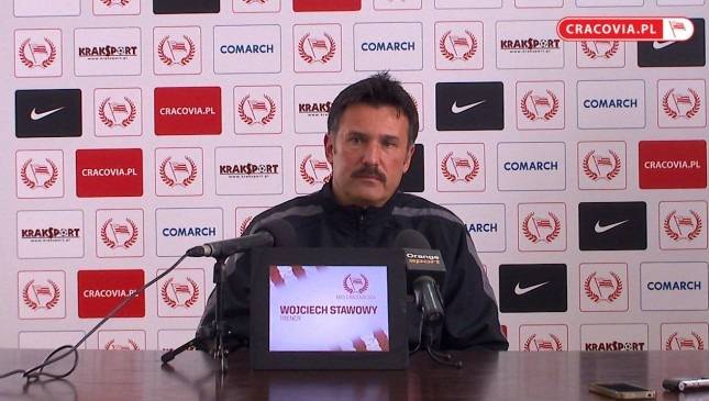 Trener Stawowy przed meczem z Dolcanem Ząbki