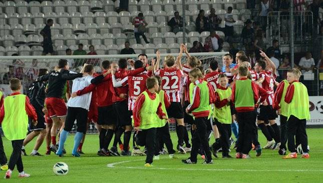 Cracovia zwycięska w ciężkim boju z GKS-em Katowice!