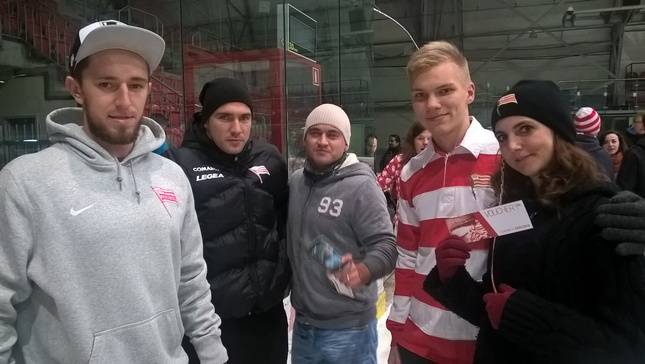 Erik Jendrišek i Patrik Svitana odwiedzili ślizgawkę