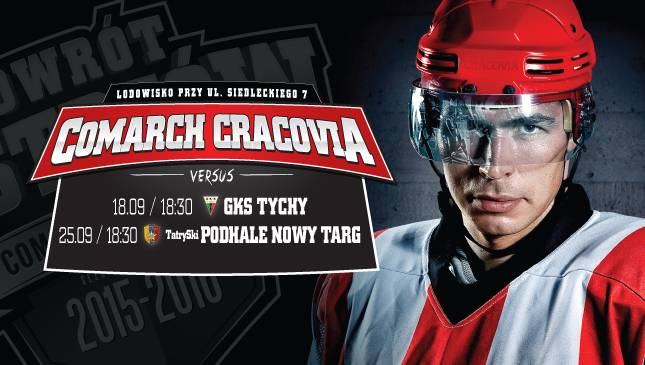 HOKEJ: Mecz na szczycie! Comarch Cracovia - GKS Tychy godz. 18:30